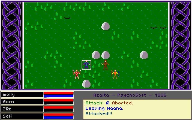 azalta-cult-of-the-raven screenshot for dos