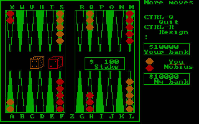 Backgammon screenshot