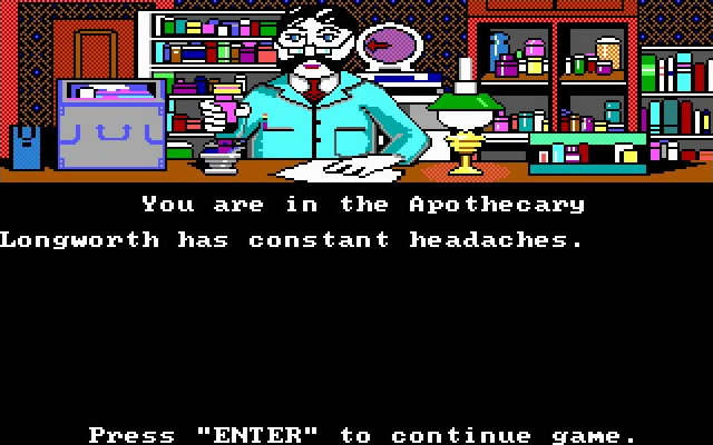 221b-baker-street screenshot for dos