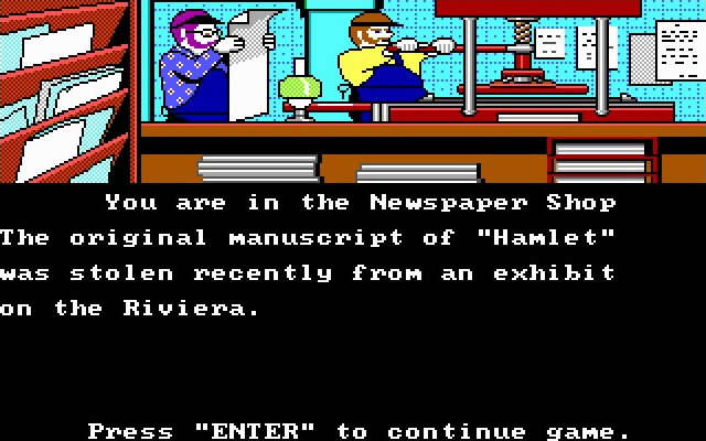 221b-baker-street screenshot for dos