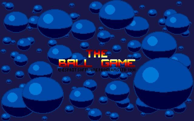 the-ball-game screenshot for dos