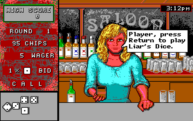 bar-games screenshot for dos