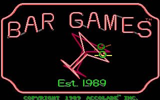 bar-games screenshot for dos