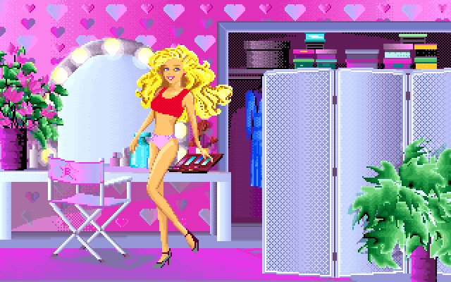barbie-super-model screenshot for dos