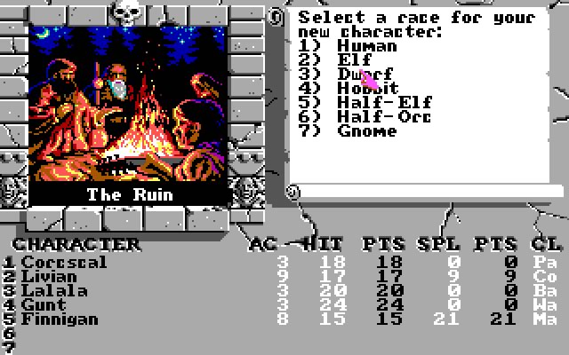 the-bard-s-tale-3-thief-of-fate screenshot for dos