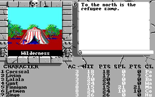 the-bard-s-tale-3-thief-of-fate screenshot for dos