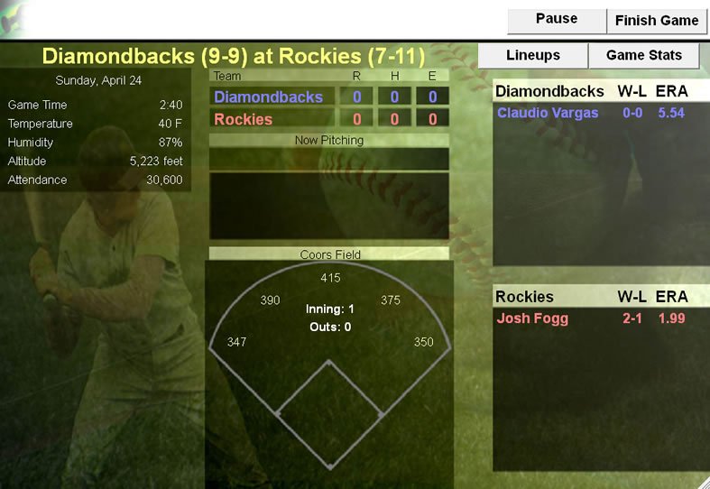 Baseball Mogul 2006 screenshot