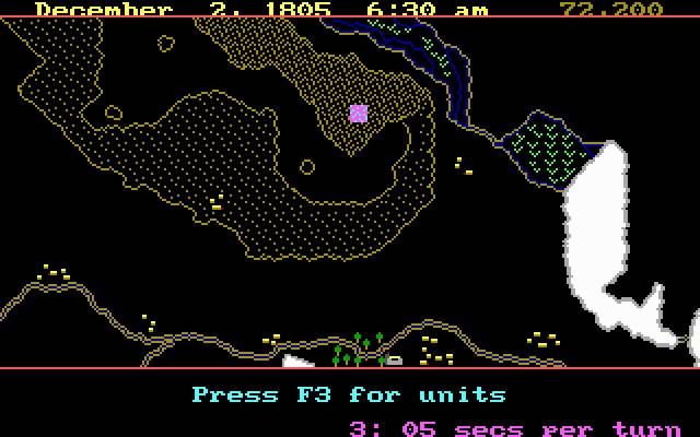 austerlitz-1805 screenshot for dos