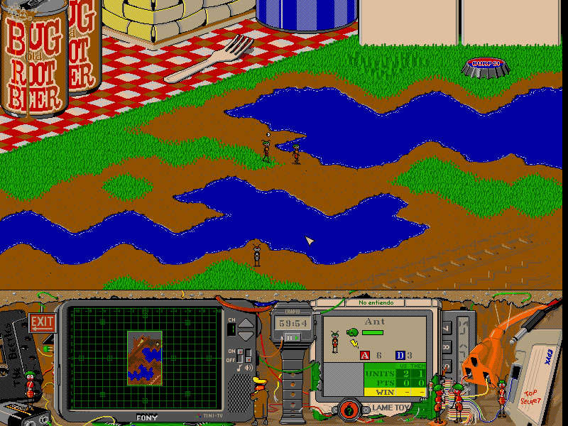 battle-bugs screenshot for dos