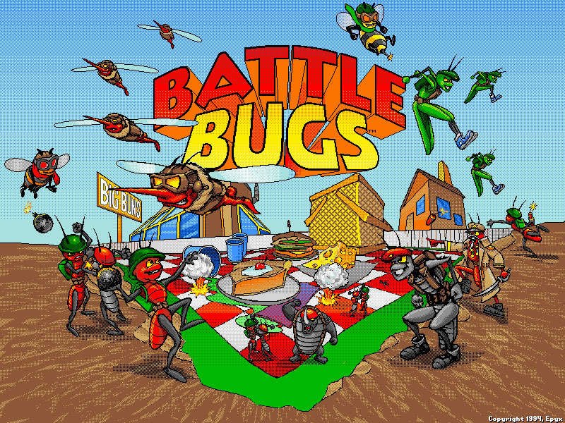 battle-bugs screenshot for dos