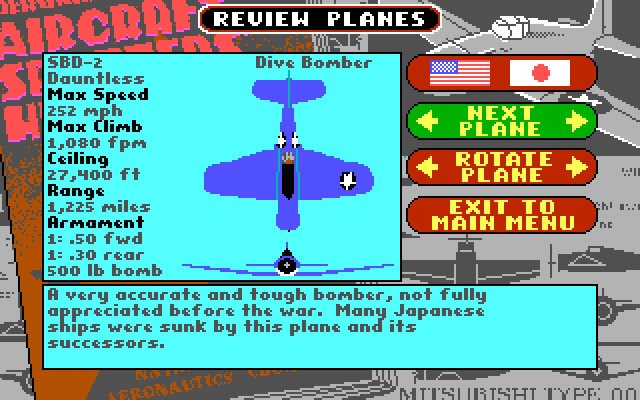 battlehawks-1942 screenshot for dos