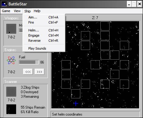battlestar screenshot for win3x