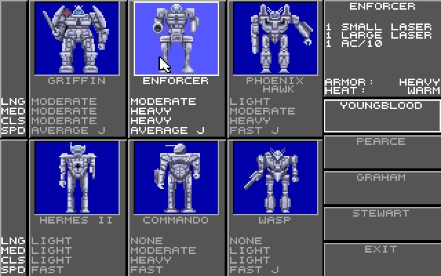 battletech-the-crescent-hawks-revenge screenshot for dos