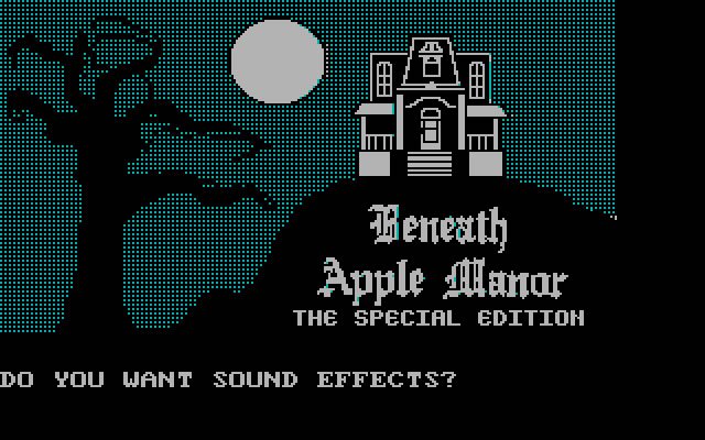 beneath-apple-manor screenshot for dos