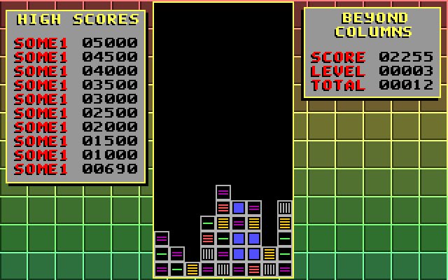 beyond-columns screenshot for dos