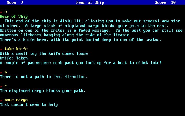 beyond-the-titanic screenshot for dos