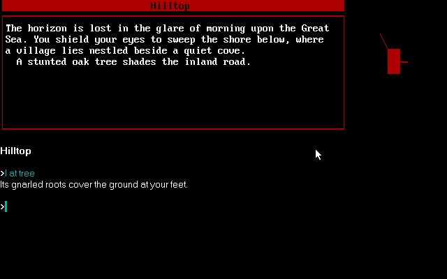 beyond-zork-the-coconut-of-quendor screenshot for dos