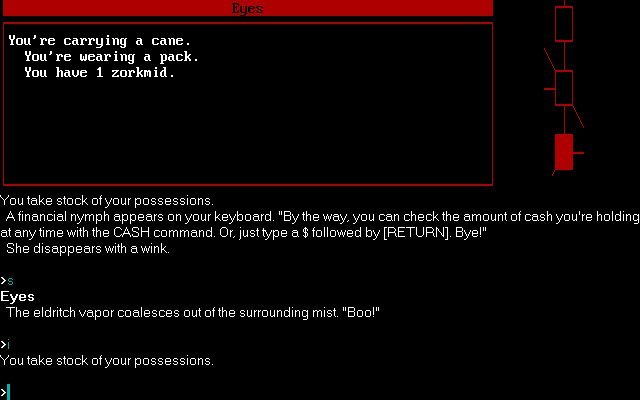 beyond-zork-the-coconut-of-quendor screenshot for dos