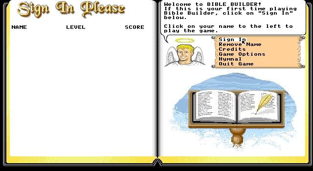 bible-builder screenshot for dos