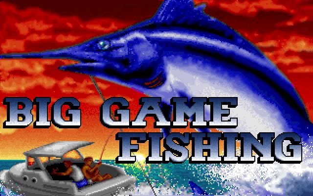 big-game-fishing screenshot for dos