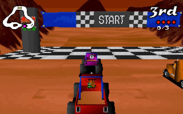 big-red-racing screenshot for dos