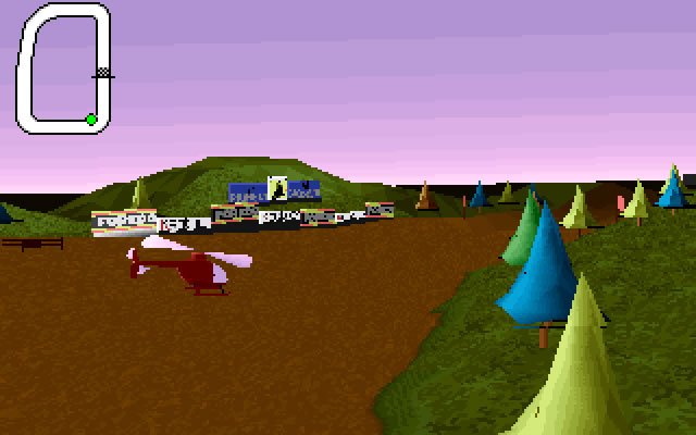 big-red-racing screenshot for dos