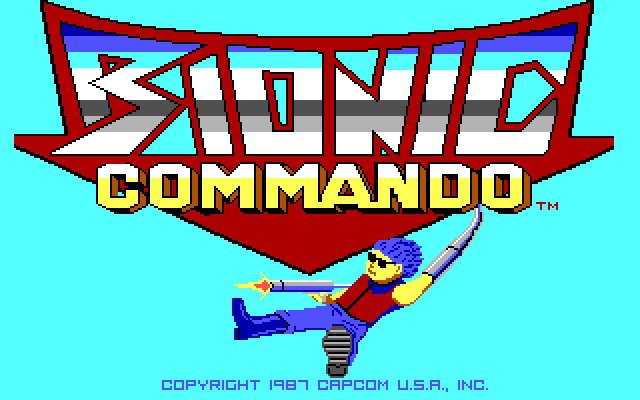 bionic-commando screenshot for dos