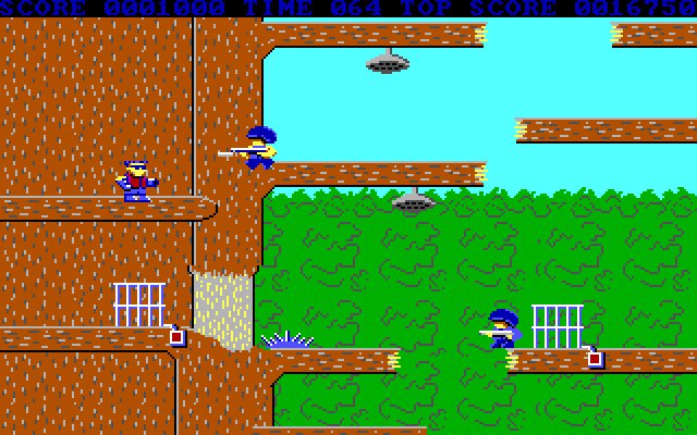 bionic-commando screenshot for dos