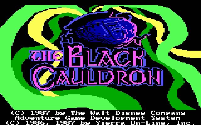the-black-cauldron screenshot for dos