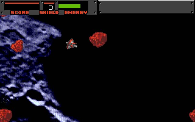 blasteroids screenshot for dos