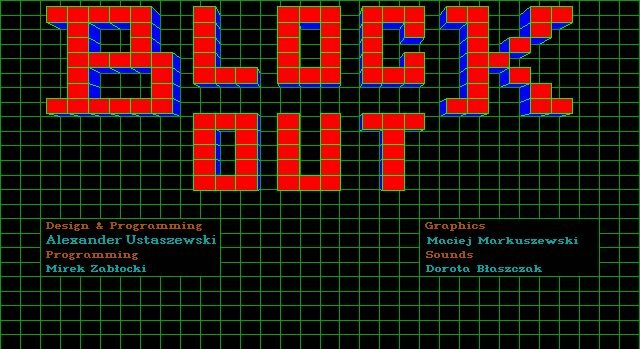 blockout screenshot for dos