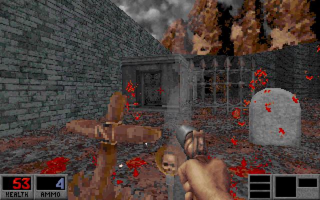 blood screenshot for dos