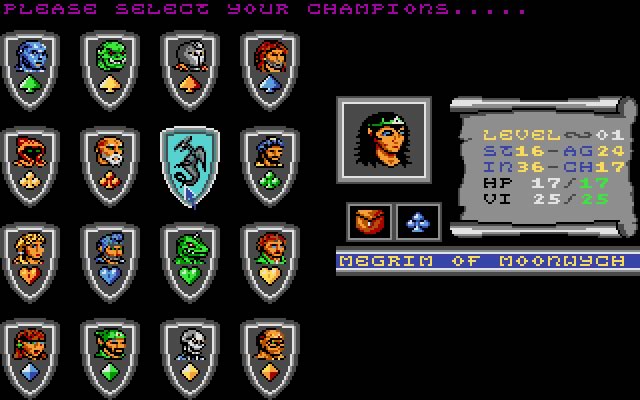 bloodwych screenshot for dos