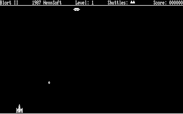 blort screenshot for dos