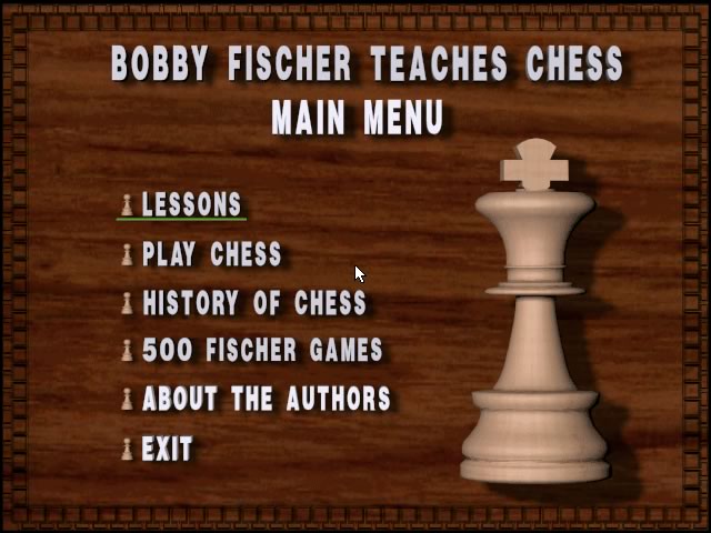 bobby-fisher-teaches-chess screenshot for dos