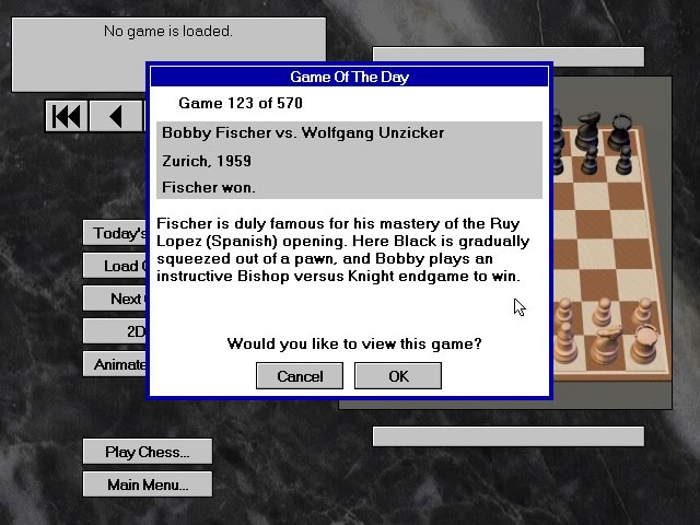bobby-fisher-teaches-chess screenshot for dos