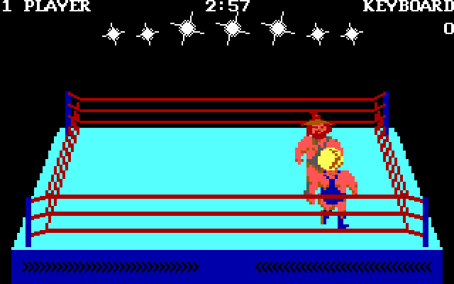 bop-n-wrestle screenshot for dos