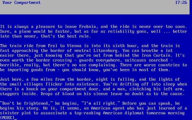 border-zone screenshot for dos