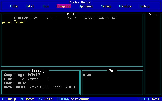 borland-turbo-basic-1-0 screenshot for dos