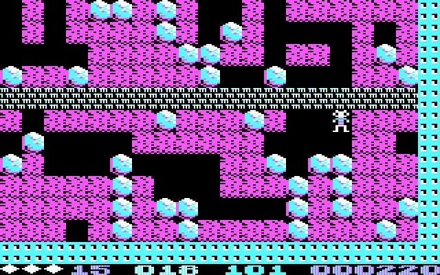 boulder-dash screenshot for dos