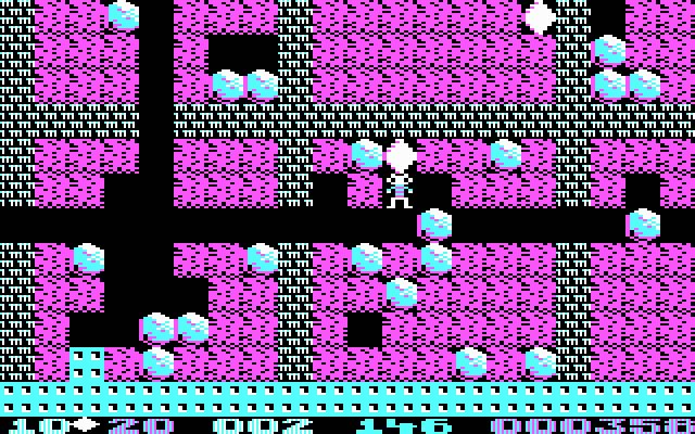 boulder-dash screenshot for dos