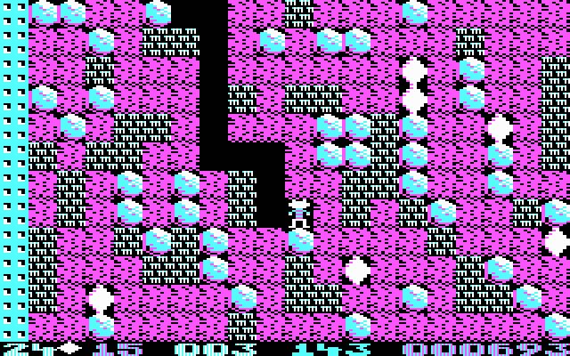 boulder-dash screenshot for dos