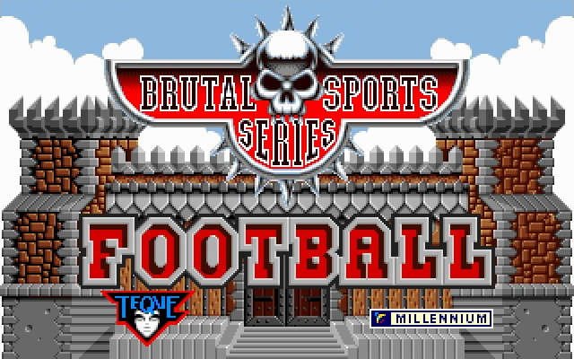 brutal-sports-football screenshot for dos