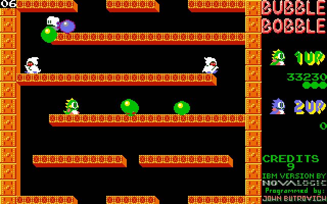 bubble-bobble screenshot for dos