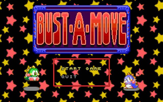bust-a-move screenshot for dos
