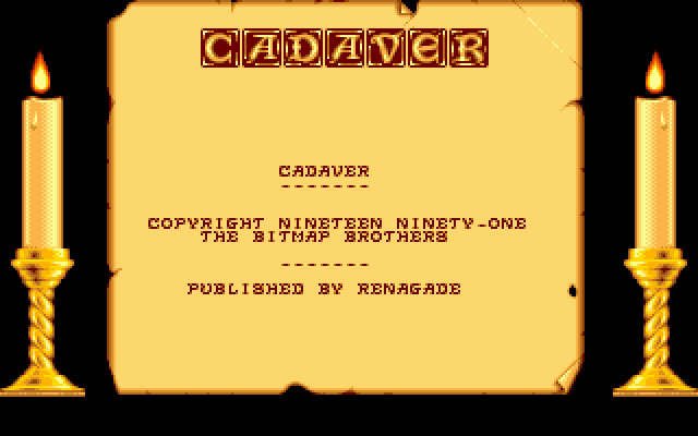 cadaver-the-payoff screenshot for dos