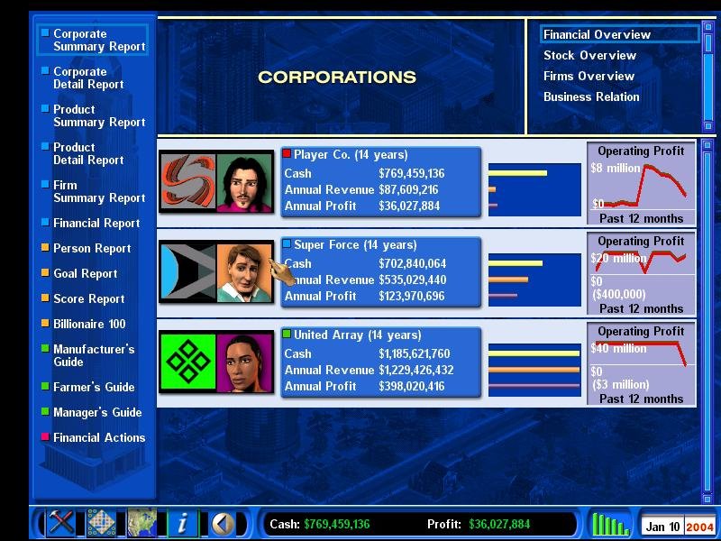 capitalism-2 screenshot for winxp