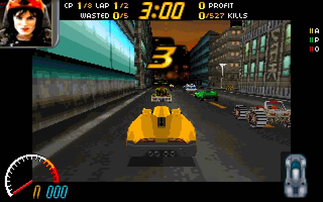 carmageddon screenshot for dos