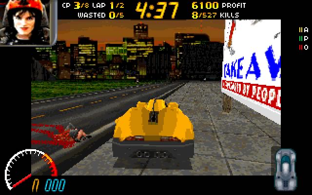 carmageddon screenshot for dos