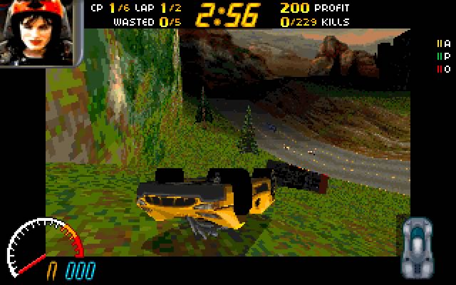 carmageddon screenshot for dos